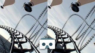 Extreme VR Roller Coaster Virtual Reality 3D Video for Samsung Gear VR Box [upl. by Bellamy]