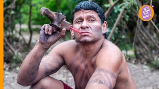 Guarani indigenous people discover the Amazon Indians living at the edge of Rio de Janeiro [upl. by Pernick]