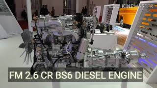 BSVI CRUISERTRAXGURKHATRAVELLER ENGINE FM 26 CR BS6 DIESEL FROM FORCE MOTORS [upl. by Adah]