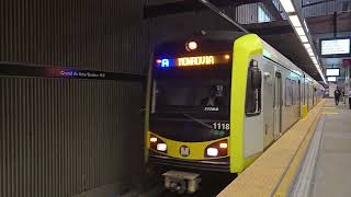 Los Angeles Metro Light Rail Ride A Blue Line  Grand Ave Arts to Historic Broadway  101924 [upl. by Ichabod]