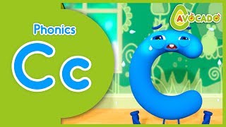 Learning Alphabet C  Letter C  Phonics For Kids  abc animation  AVOCADO abc [upl. by Caton]