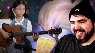 Musician Reacts to MiuMiu Guitar as song 黑色毛衣 amp deep sea  Double Reaction [upl. by Airdnat]