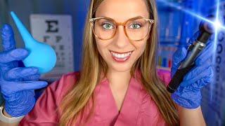 Ear Cleaning ASMR no talking The ULTIMATE Sleep Aid Otoscope Ear Wax Rain sounds roleplay [upl. by Bascomb]