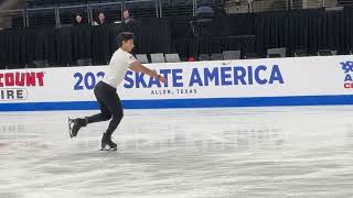 Donovan Carrillo Skate America 2024 Practice Day 2 [upl. by Nurav]