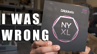 Daddario NYXL Strings Revisited [upl. by Lorilee]