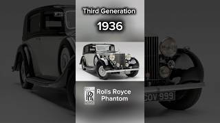 Evolution of Rolls Royce Phantom 19252024 shorts evolution car rollsroyce [upl. by Anidem249]