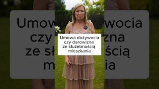 Umowa dożywocia a darowizna ze służebnością mieszkania zachowek [upl. by Aniral898]