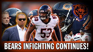 TJ EDWARDS DISCUSSES FIGHT AMONGST BEARS PLAYERS [upl. by Arlyn871]