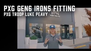 PXG GEN6 Irons Fitting  PXG Troop Luke Peavy [upl. by Ahseya]