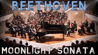 Beethoven  Moonlight Sonata  Berliner Philharmonie  Piano amp Orchestra [upl. by Noemi]