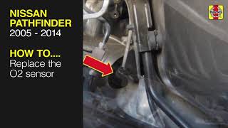 How to Replace the O2 sensor on the Nissan Pathfinder 2005 to 2014 [upl. by Anala302]