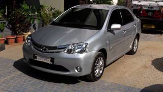 EXCLUSIVE Toyota Etios Walkaround on OVERDRIVE [upl. by Chenee]