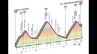 Giro dItalia 2016 20a tappa GuillestreSantAnna di Vinadio 134 km [upl. by Gosser]