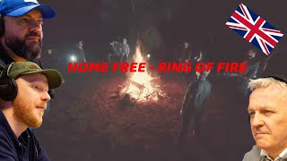 Home Free  Ring of Fire REACTION  OFFICE BLOKES REACT [upl. by Ativel]