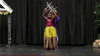 Kannada Rajyotsava SKK 2019 Nimbiya Kolata and Patta Dance [upl. by Kra268]