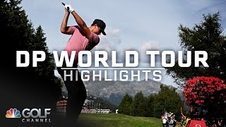 DP World Tour Highlights 2023 Omega European Masters Round 4  Golf Channel [upl. by Borlase]