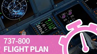 XPlane11 Tutorial  737800 Entering Flight Plan into FMC [upl. by Ecargyram]