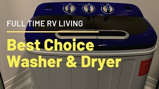 Best Choice Washer amp Dryer  Full Time RV Living [upl. by Dweck]