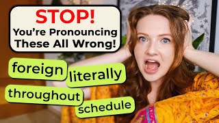 Most Common Pronunciation Mistakes in English ❌ [upl. by Nirrat]