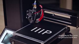 Monoprice Select Mini 3D Printer v2  Unboxing Setup and HowTo First 3D Print [upl. by Amabil826]