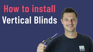 How to Install a vertical blind [upl. by Icnan]