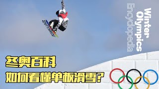 冬奥百科：如何看懂单板滑雪Snowboarding？ [upl. by Ibrab538]