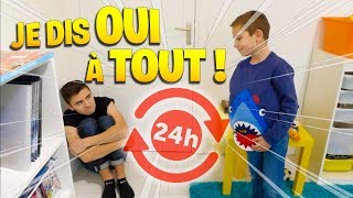 JE DIS OUI À TOUT PENDANT 24H  Yes Man Challenge Ft Swan The Voice [upl. by Orel]