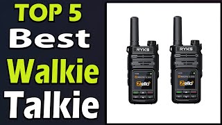 TOP 5 Best Walkie Talkie Review 2024 [upl. by Alyhc823]