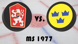 Mistrovství světa v hokeji 1977  Finále  Československo  Švédsko [upl. by Lynch]