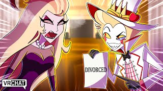 Lucifer DIVORCES Lilith in Hazbin Hotel VRChat [upl. by Chastain722]