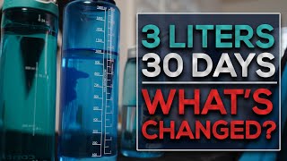 I Drank 3 Liters of Water for 30 Days [upl. by Attiuqaj]