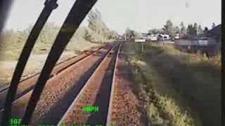 Vancouver bound commuter train collisionWest Coast Express hits loader [upl. by Ramak]