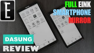 EINK Smartphone Mirror  DASUNG Link Review [upl. by Eissert938]