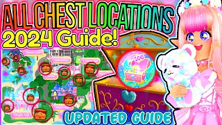 EVERY CHEST IN 2024 ROYALE HIGH 10K DIAMONDS amp ACCESSORIES ROBLOX Chest Locations amp Easy Guide [upl. by Elsinore]