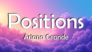 Ariana Grande  Positions Lyrics Video [upl. by Llert]