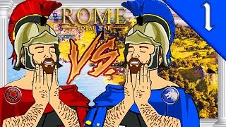 SCIPII VS JULII MULTIPLAYER CAMPAIGN Total War Rome II Scipii amp Julii Multiplayer Campaign 1 [upl. by Ginnie]