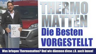 Thermomatten für Wohnmobile Kastenwagen Pössl Hindermann Was sie bringen [upl. by Vince]