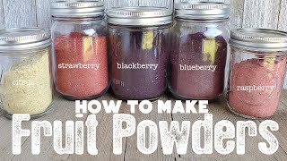 How to Make and Use Fruit Powders  Dehydrating Blueberries  The Purposeful Pantry [upl. by Shaylynn242]