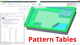 Creo Parametric  Pattern Tables [upl. by Harod]