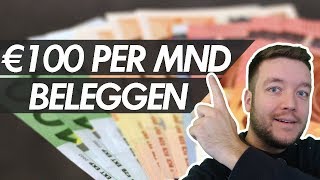 €100 per maand beleggen  Van €100 pm naar €550000 vermogen [upl. by Rramel]