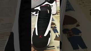 Air Jordan 14 Black ToeFull review on my channel [upl. by Gaston542]