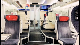 IS FIRST CLASS TRAIN WORTH IT I TRAINS IN SWITZERLAND [upl. by Chow973]