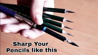 Sharp Your Pencils Like this For smooth shading [upl. by Assirod475]