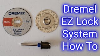 Dremel EZ Lock System  How To Use EZ402 Mandrel [upl. by Richelle]