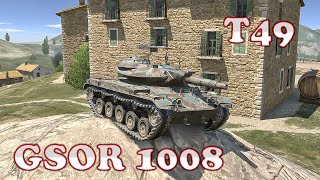 GSOR 1008 T49  WoT Blitz UZ Gaming [upl. by Ailecra138]