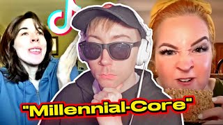 MILLENNIAL REACTS TO MEILLENIAL TIKTOK CRINGE [upl. by Anoyek]