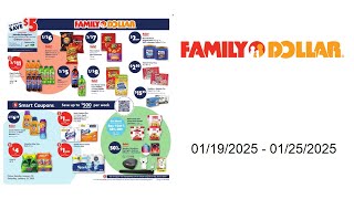 Family Dollar Weekly Ad  01192025  01252025 [upl. by Anu968]