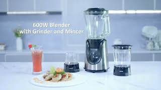 600W Blender with Grinder and Mincer [upl. by Noland]