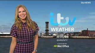 Jo Blythe ITV Weather 1st May 2024 PM [upl. by Akirahs]