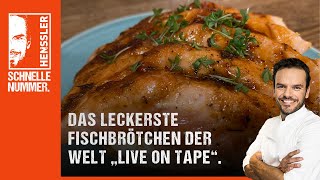 Schnelles leckerstes Fischbrötchen der Welt quotLive on Tapequot Rezept von Steffen Henssler [upl. by Rep]